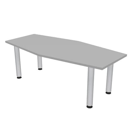 Skutchi Designs 33.5 in W, 59.5 in L, 29 in H, Engineered Wood Top, Grey HAR-HEXIR-3460-PT-01